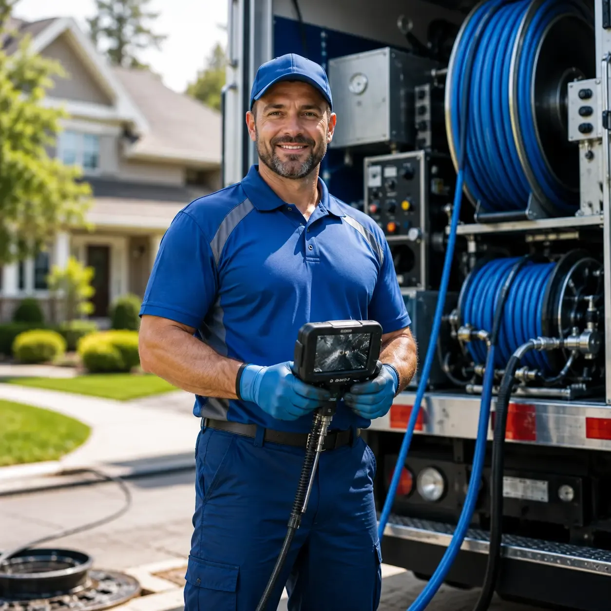 Local outdoor drain cleaning specialists in Brea, CA
